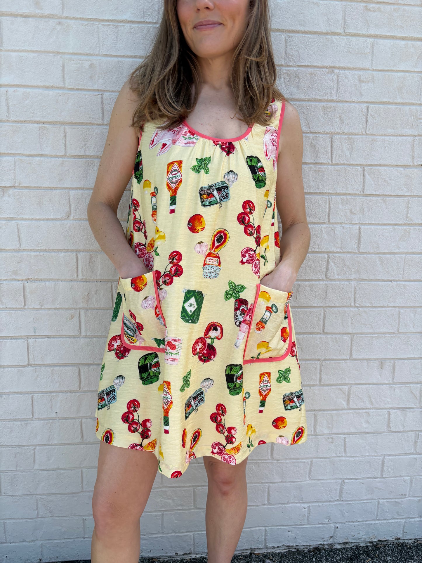 Grocery Pocket Shift Dress