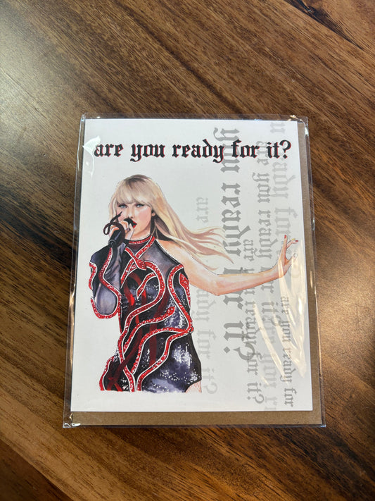 Ready For It? Birthday Card