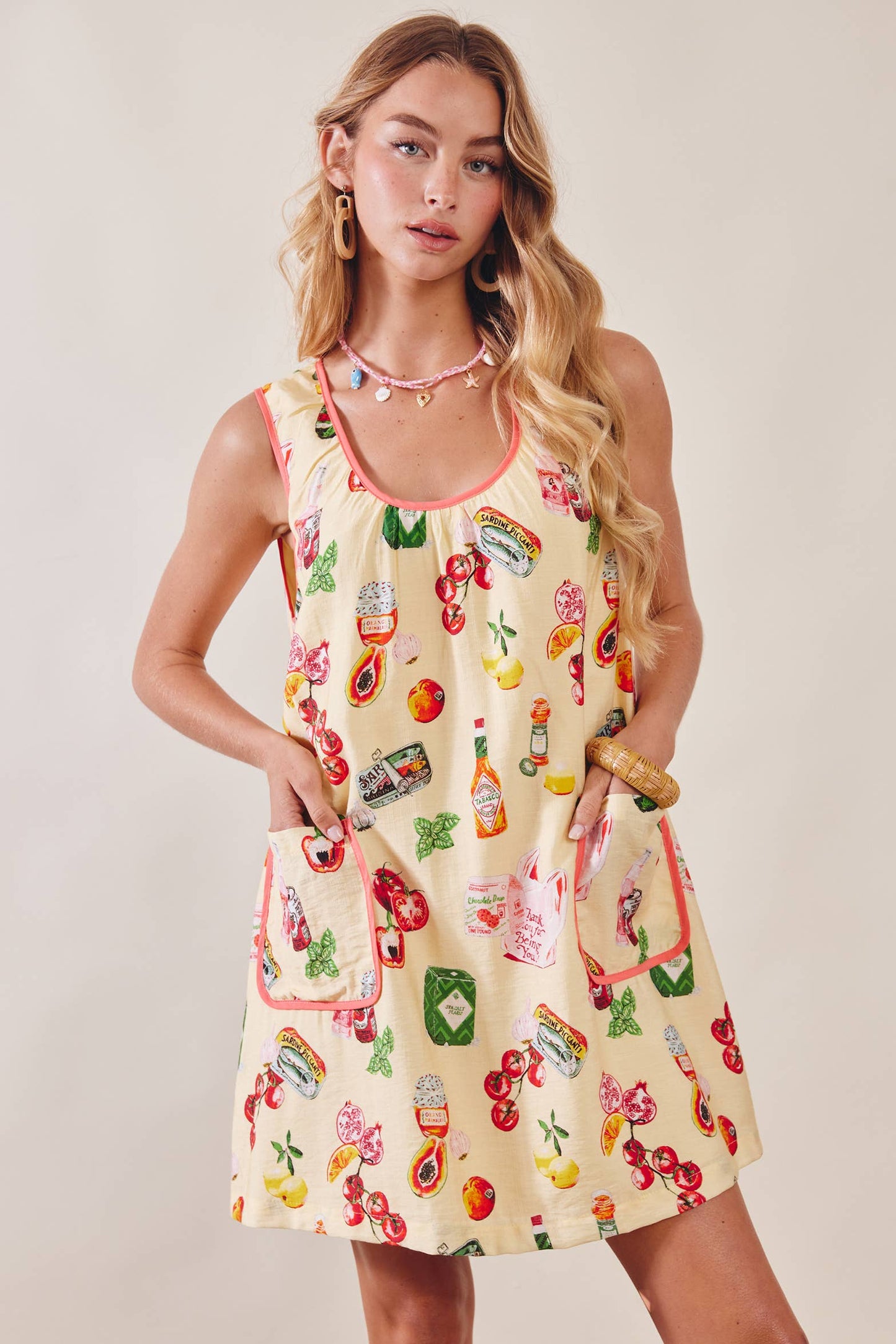 Grocery Pocket Shift Dress