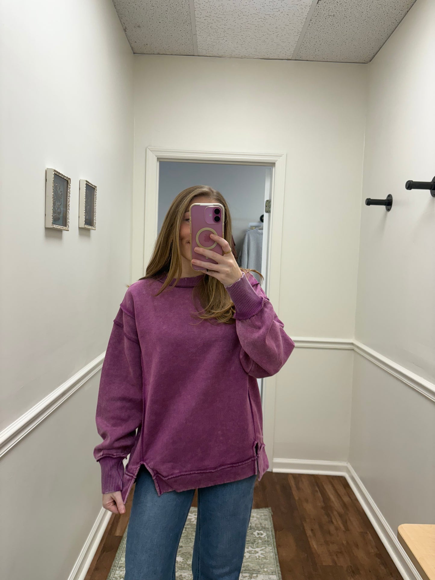 Cait Plum Pullover