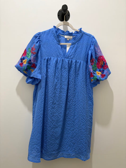 Ocean Blue Mini Dress