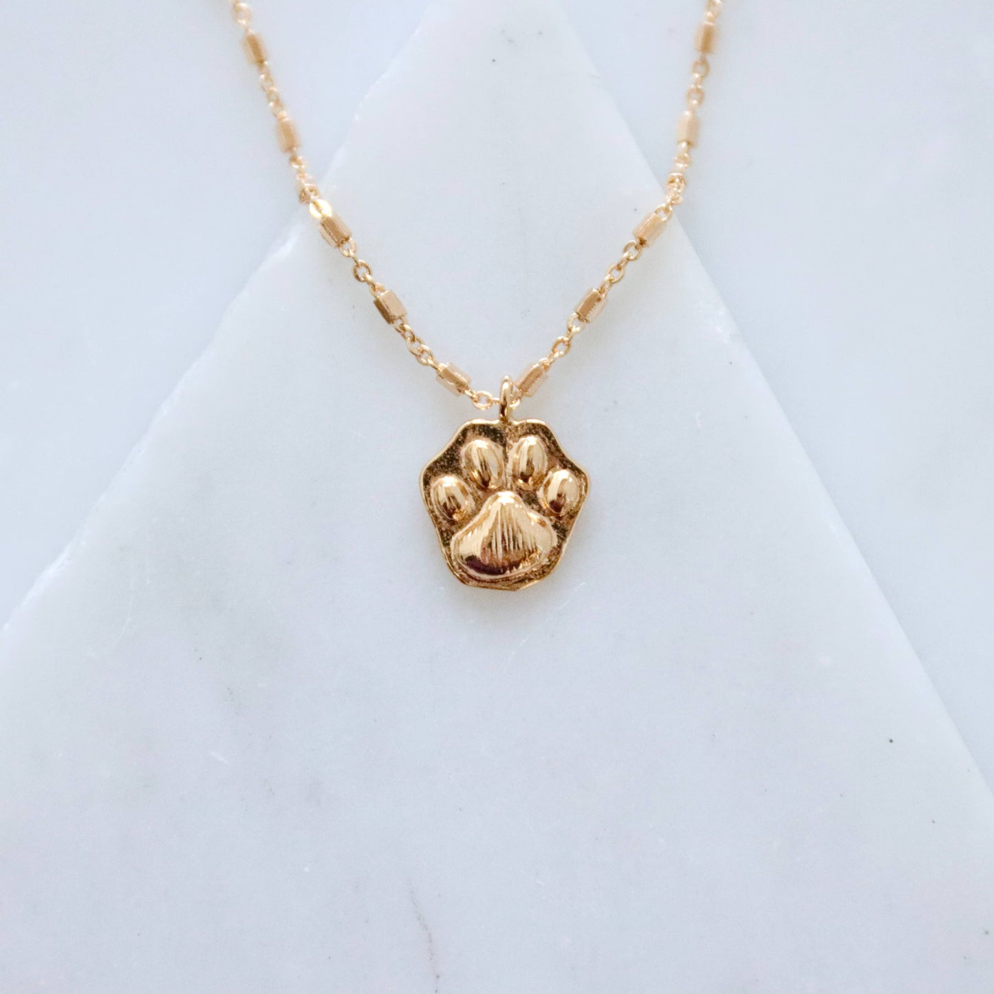 18K Paw Necklace