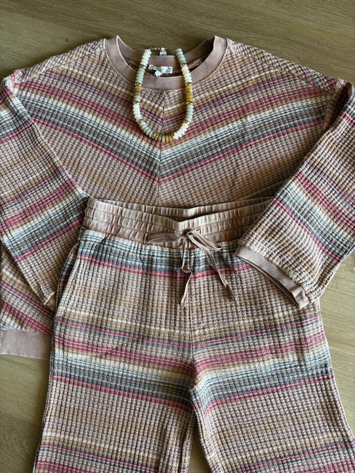 Spiced Cider Knit Matching Set