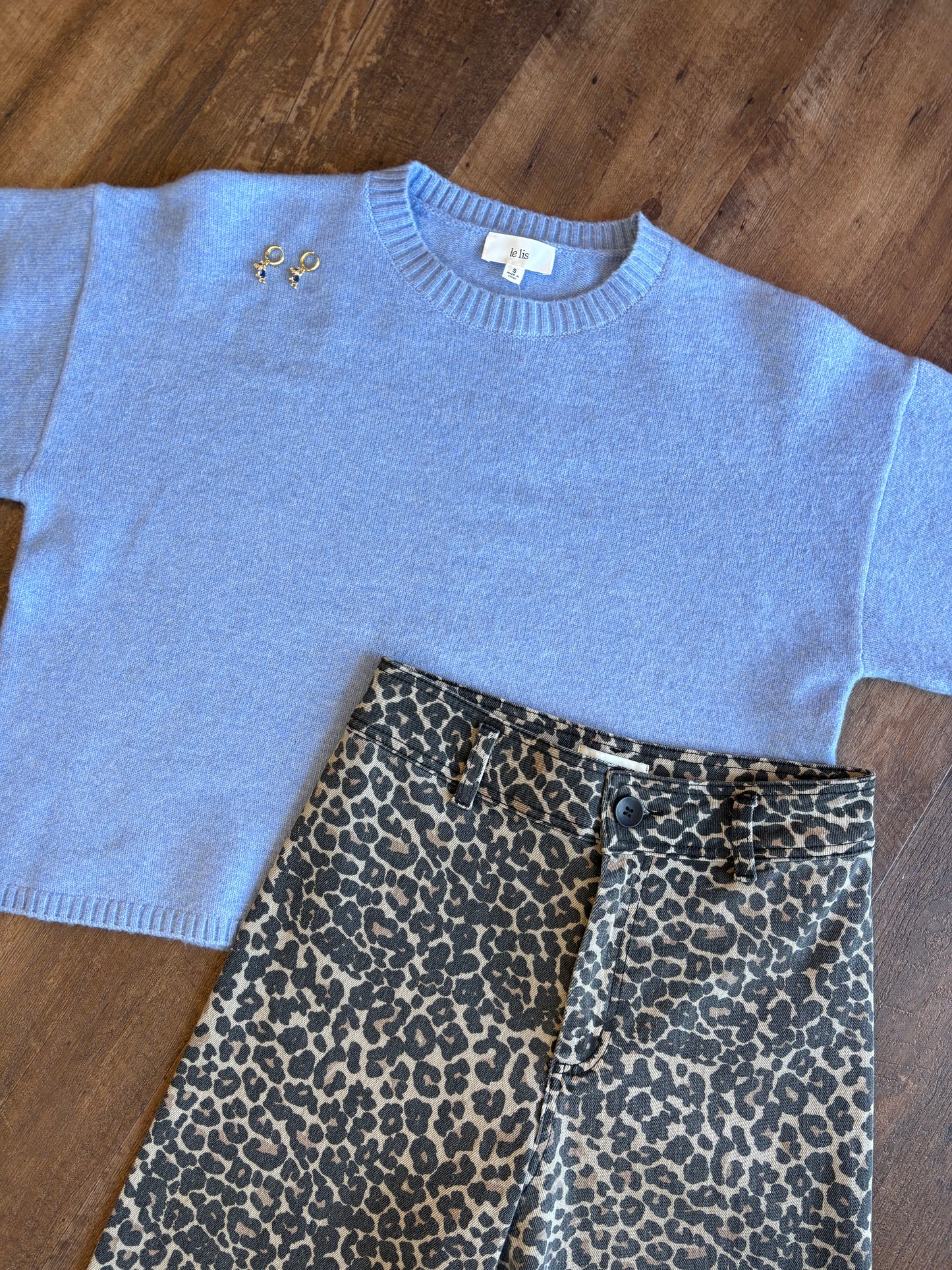 Angel Blue Sweater Top