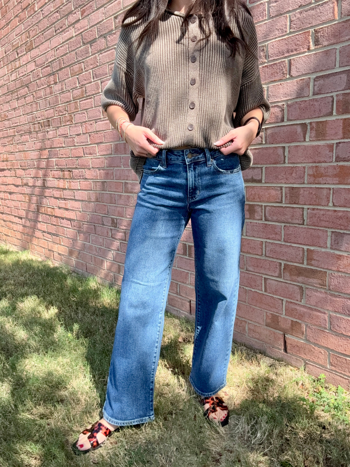 Ankle Length Dark Straight Just USA Denim