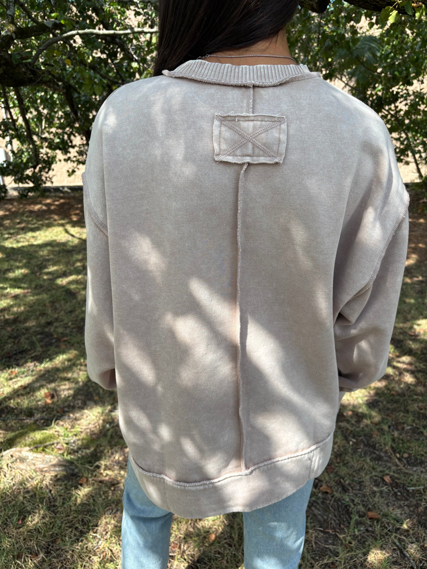 Cait Ash Mocha Pullover