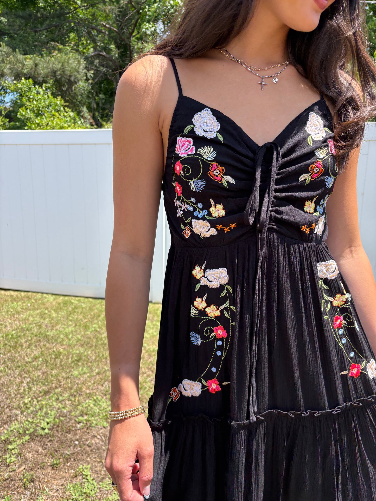 Free Spirit Embroidered Midi Dress