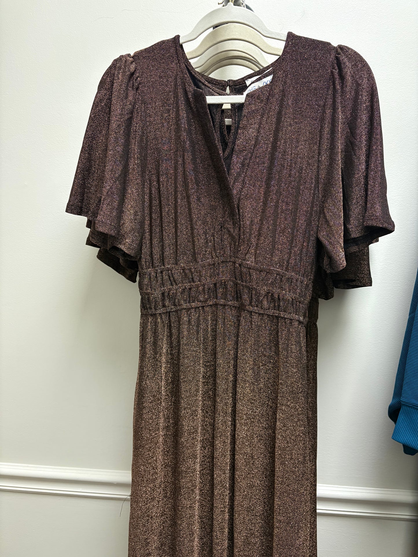Bronze Knit Maxi Dress