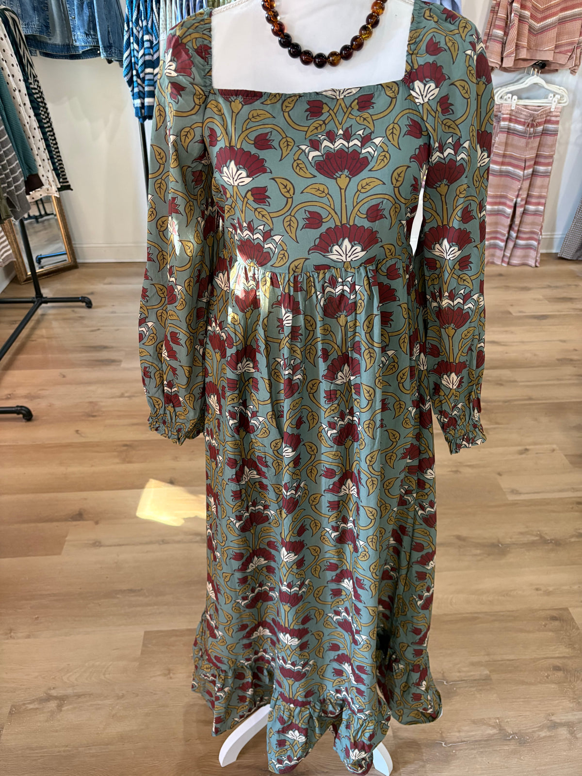 Evergreen Maxi Dress