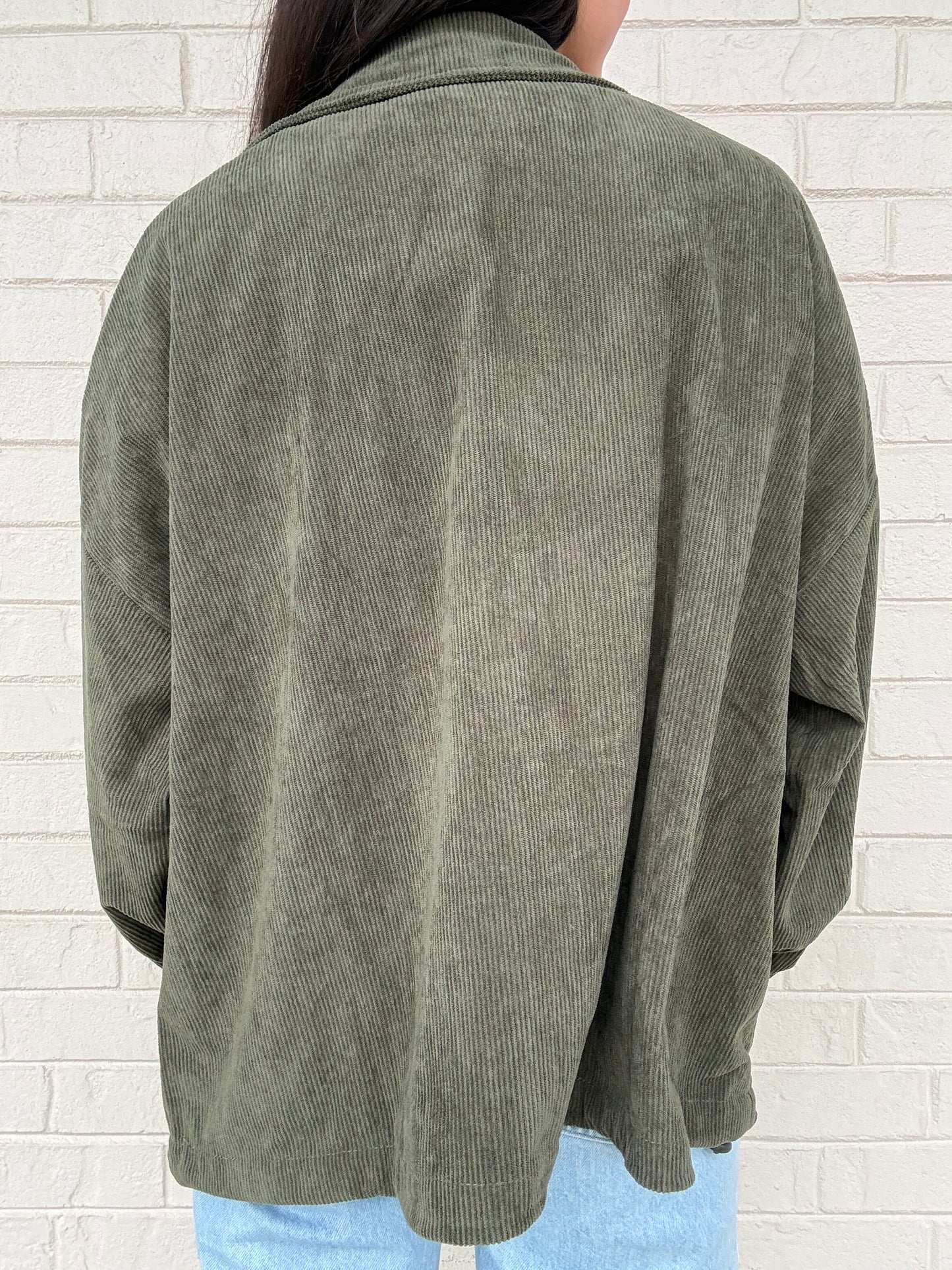 Olive Corduroy Jacket