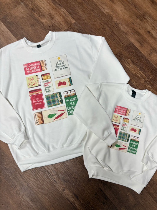 Youth Eras Matchbox Christmas Sweatshirt