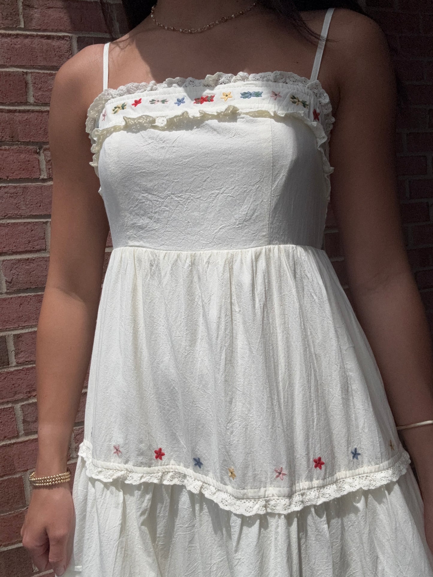 Capri Embroidered Maxi Dress