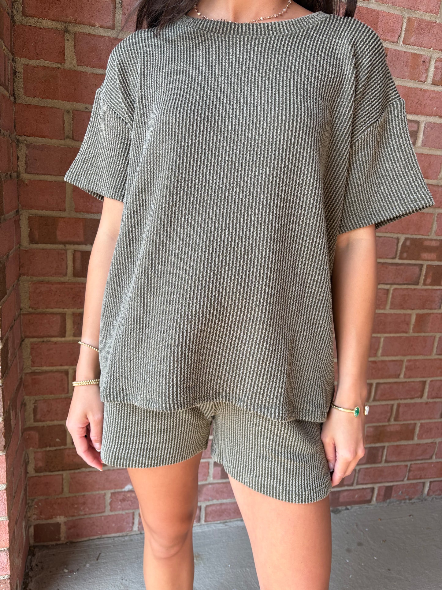 Jamie Raised Ribbed Matching Sets