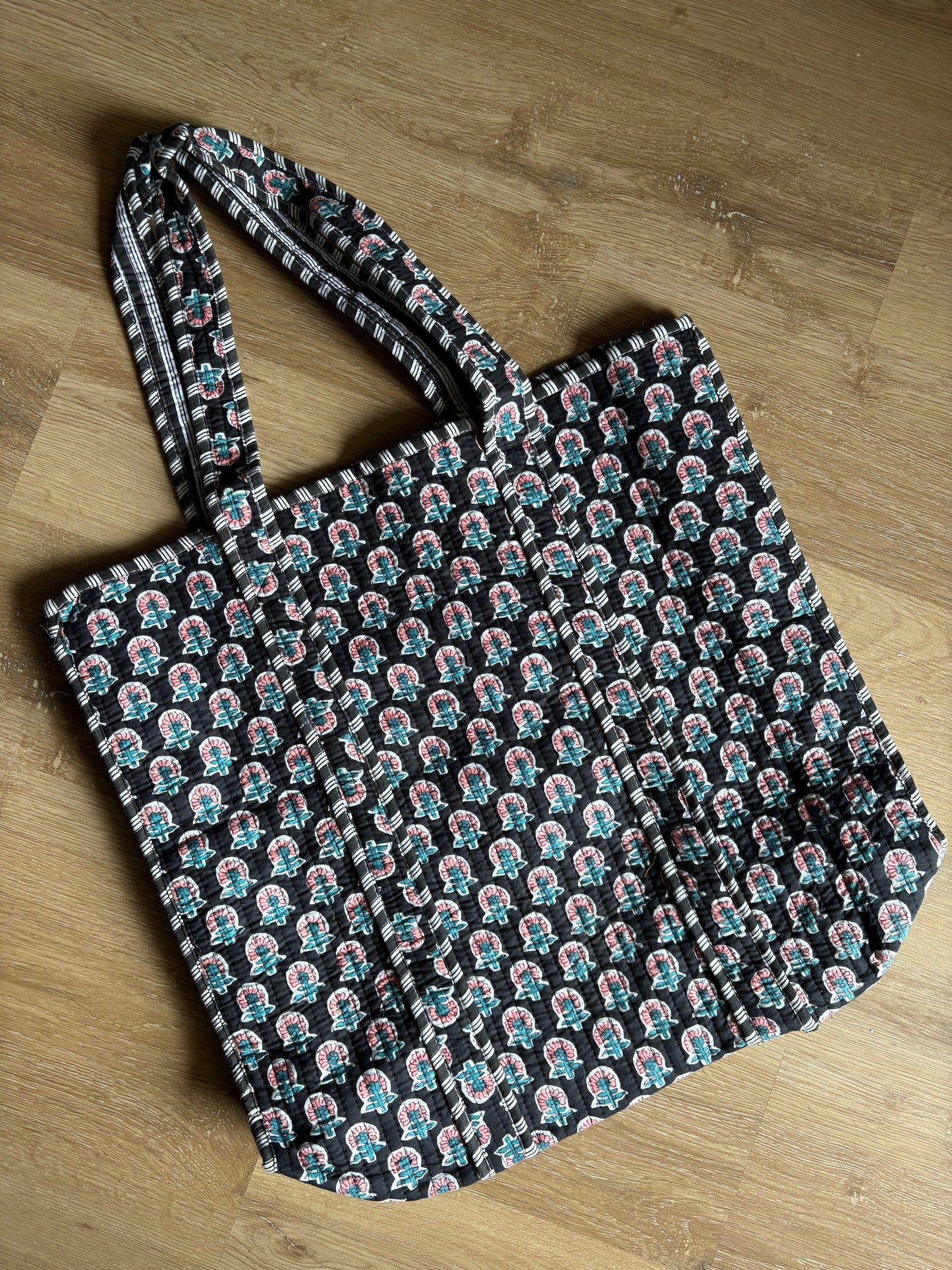 Large Floral Quilted Totes