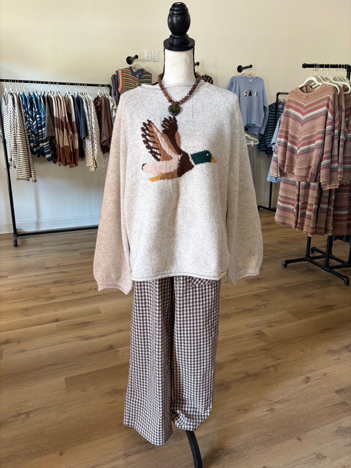 Duck Days Oatmeal Sweater