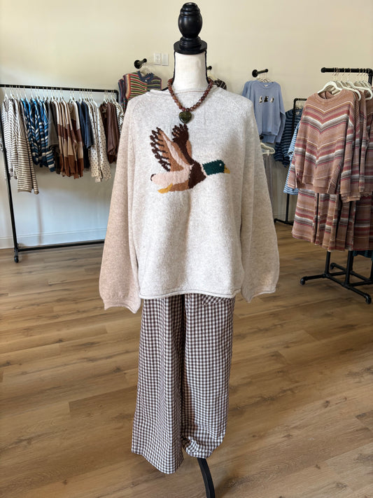 Duck Days Oatmeal Sweater