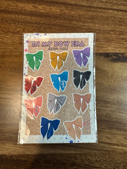 Eras Bows Sticker Sheet