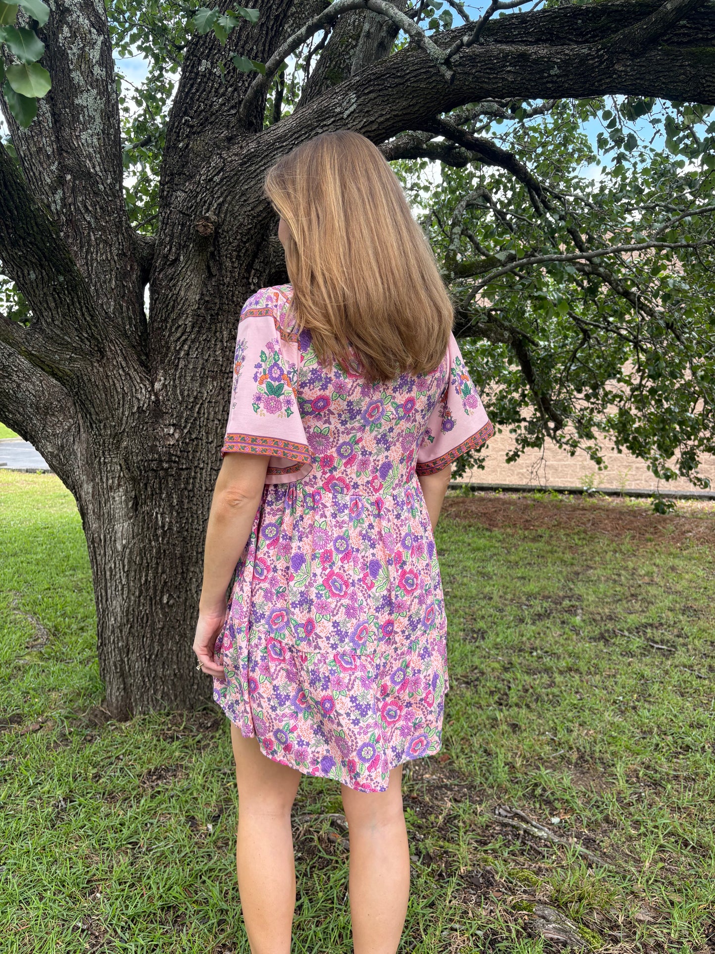 Stevie Pink Mini Dress