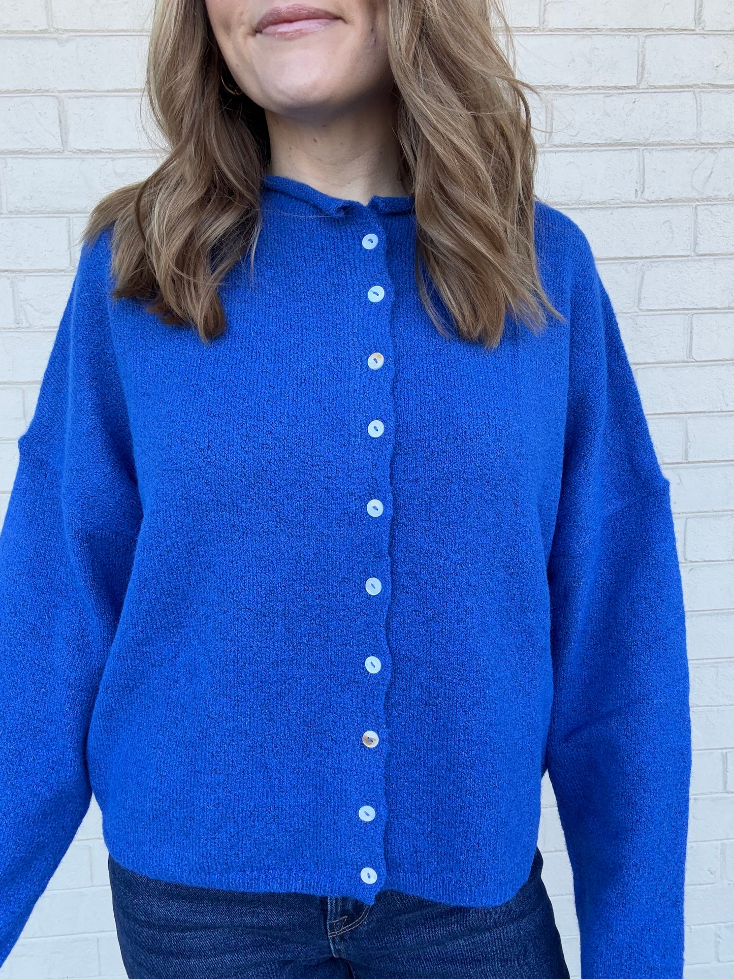 Royal Blue Piper Cardigan