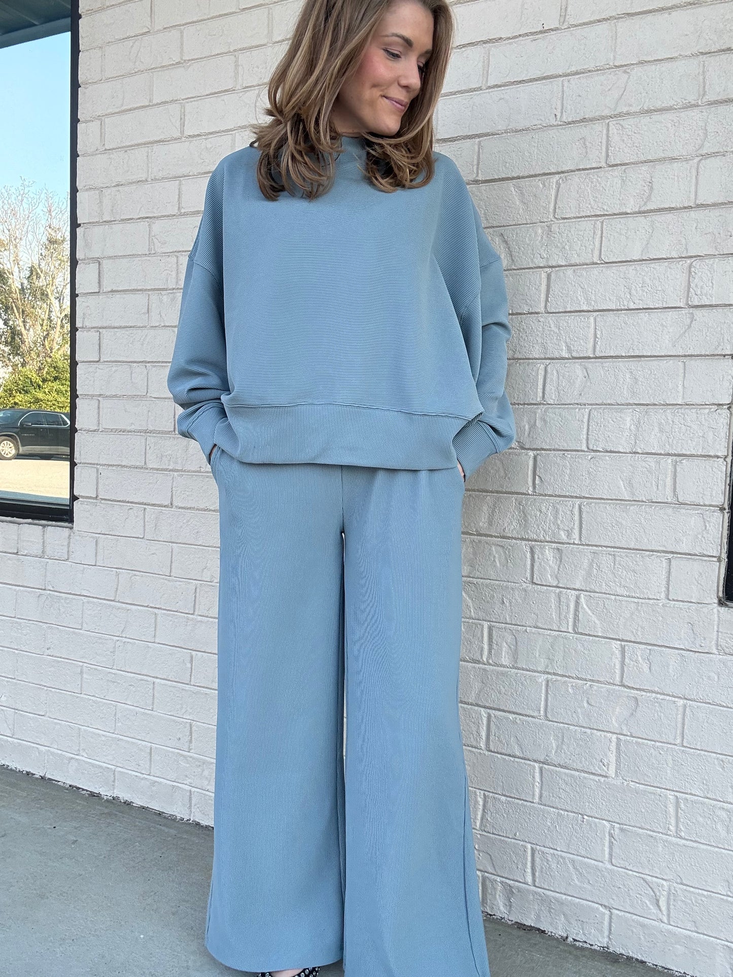 Kennedy Blue Grey Matching Set