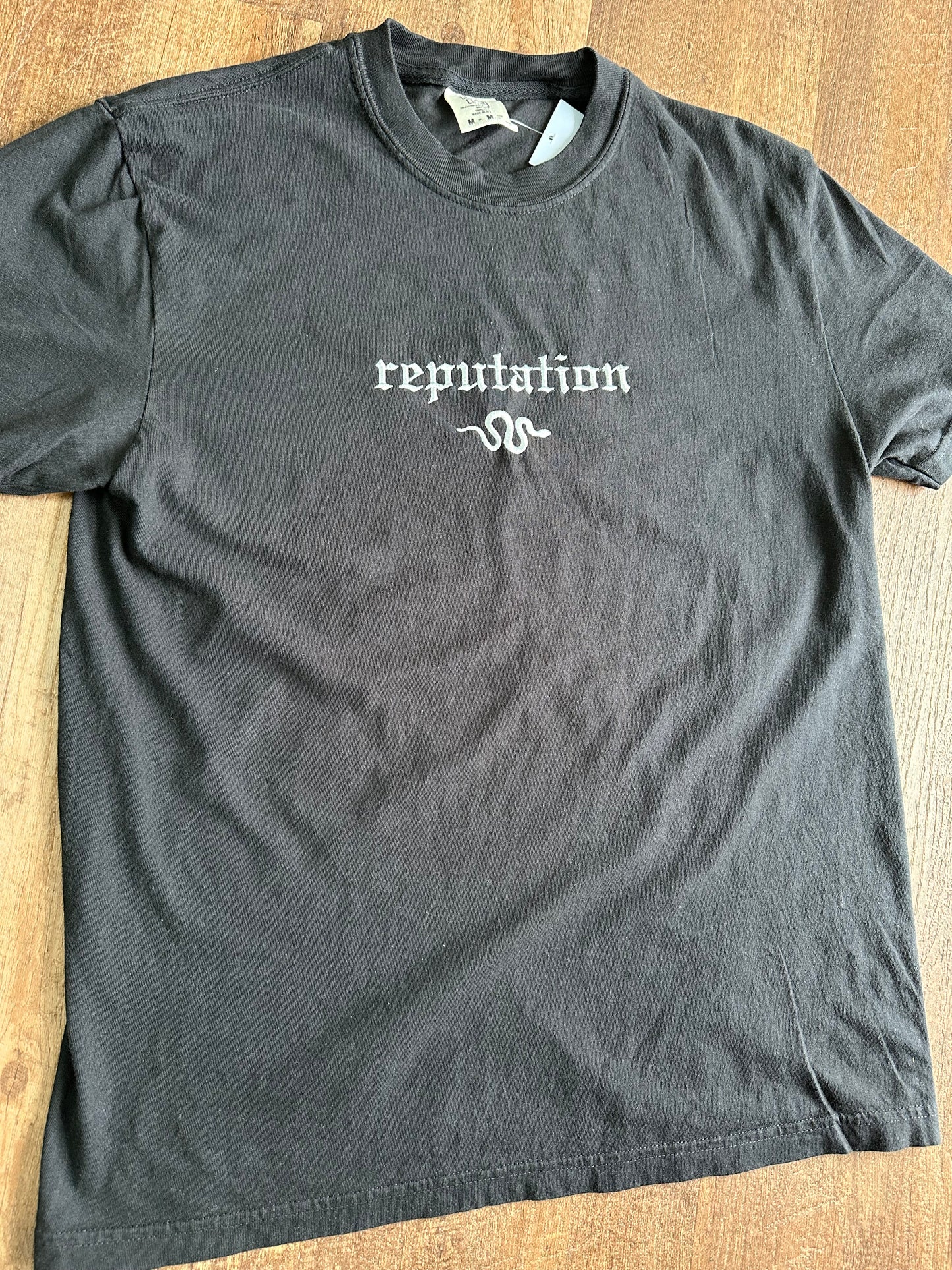 Black Rep Embroidered Tee