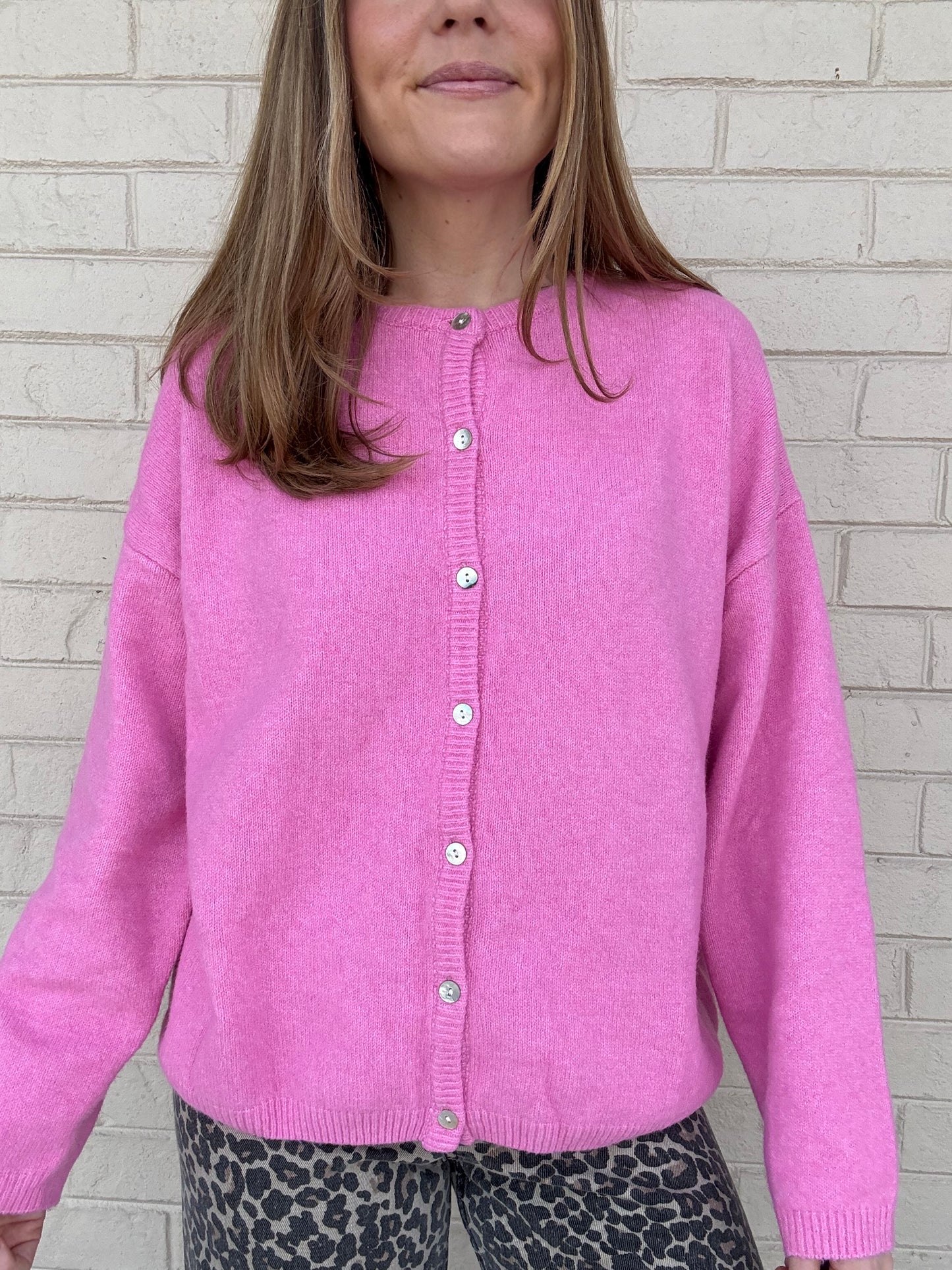 Maeve Pink Cardigan
