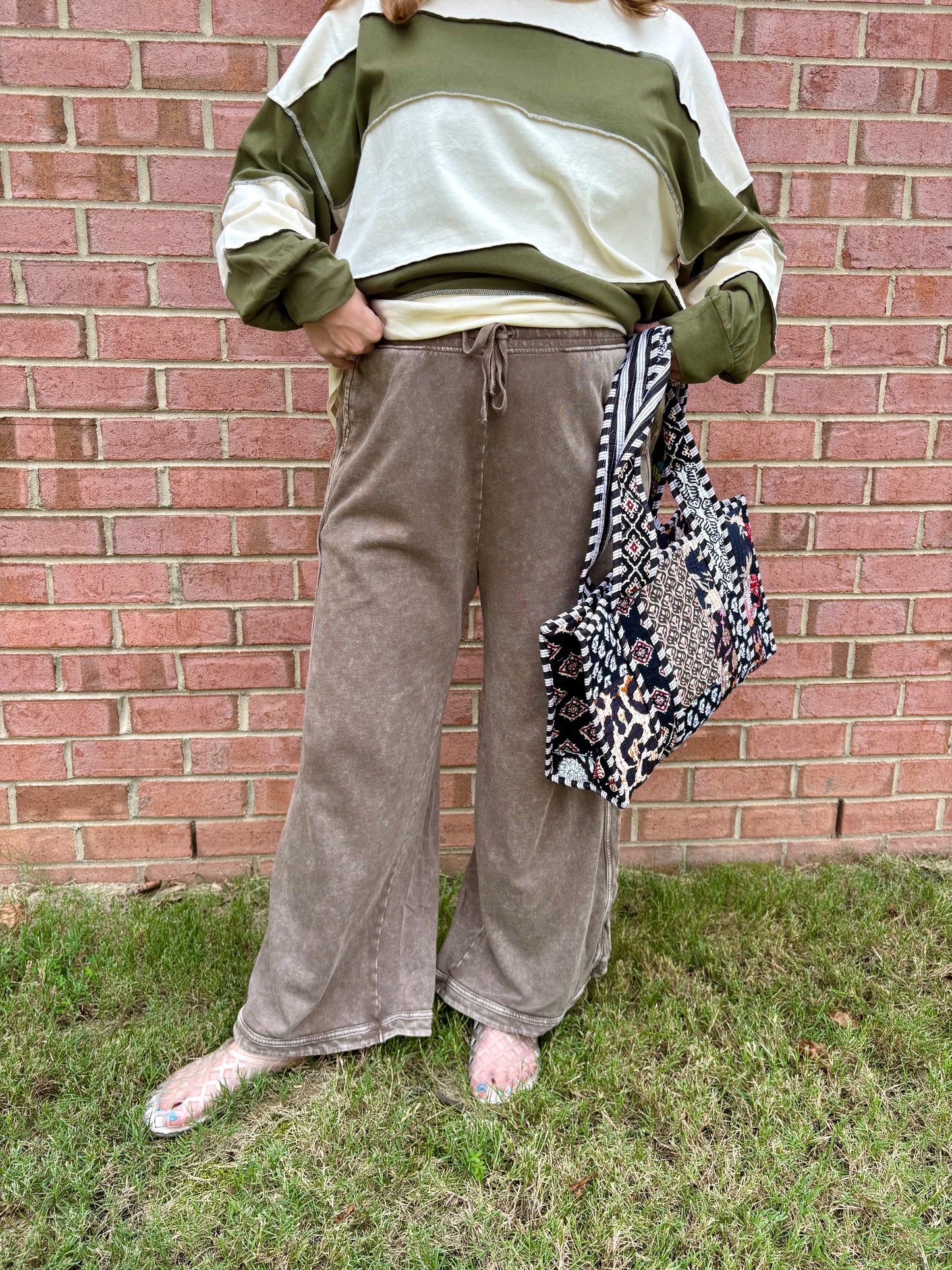 Chocolate Washed Pants