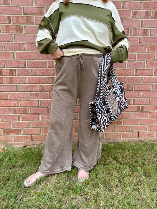 Chocolate Washed Pants