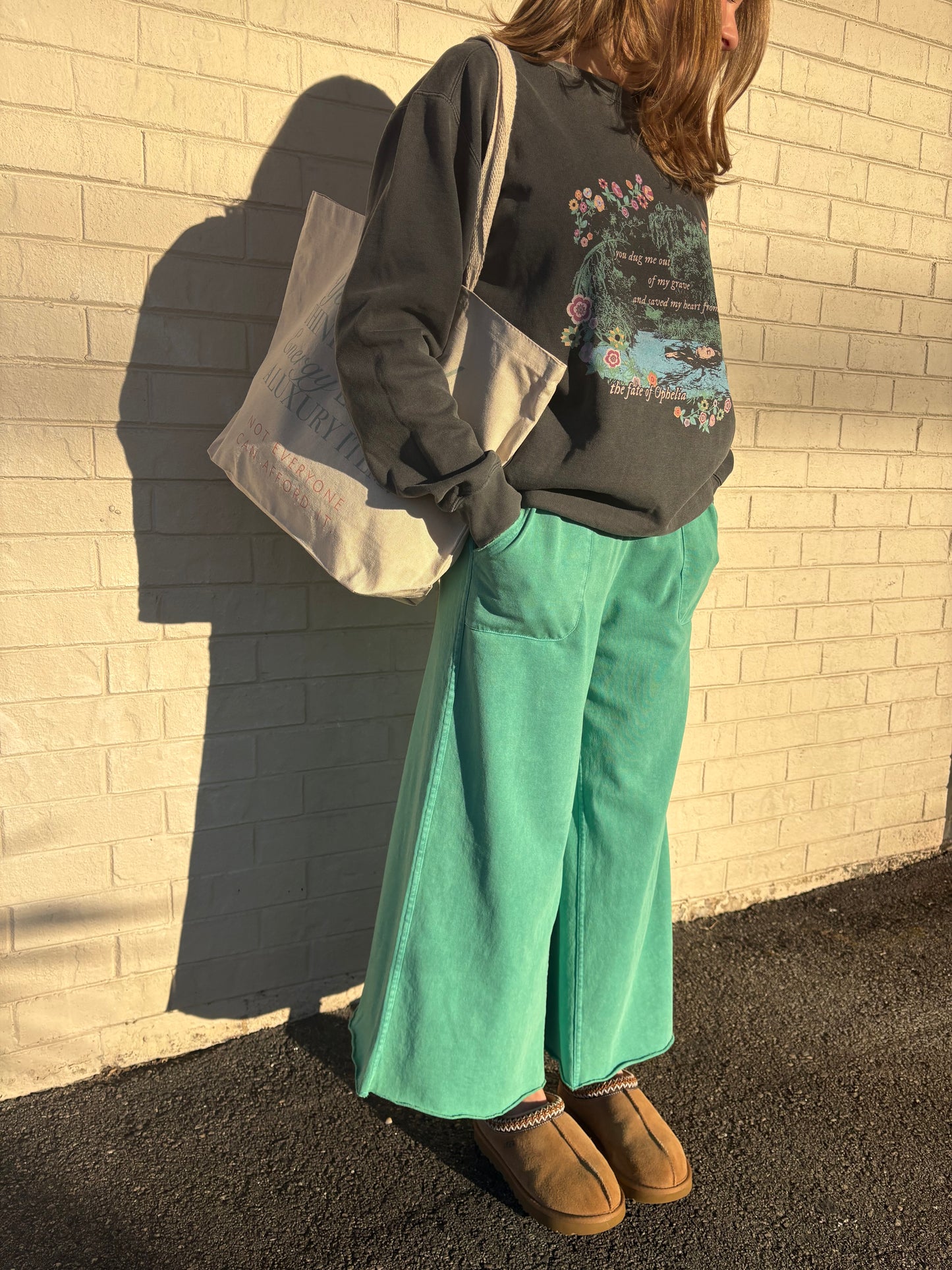 Evergreen Washed Pants