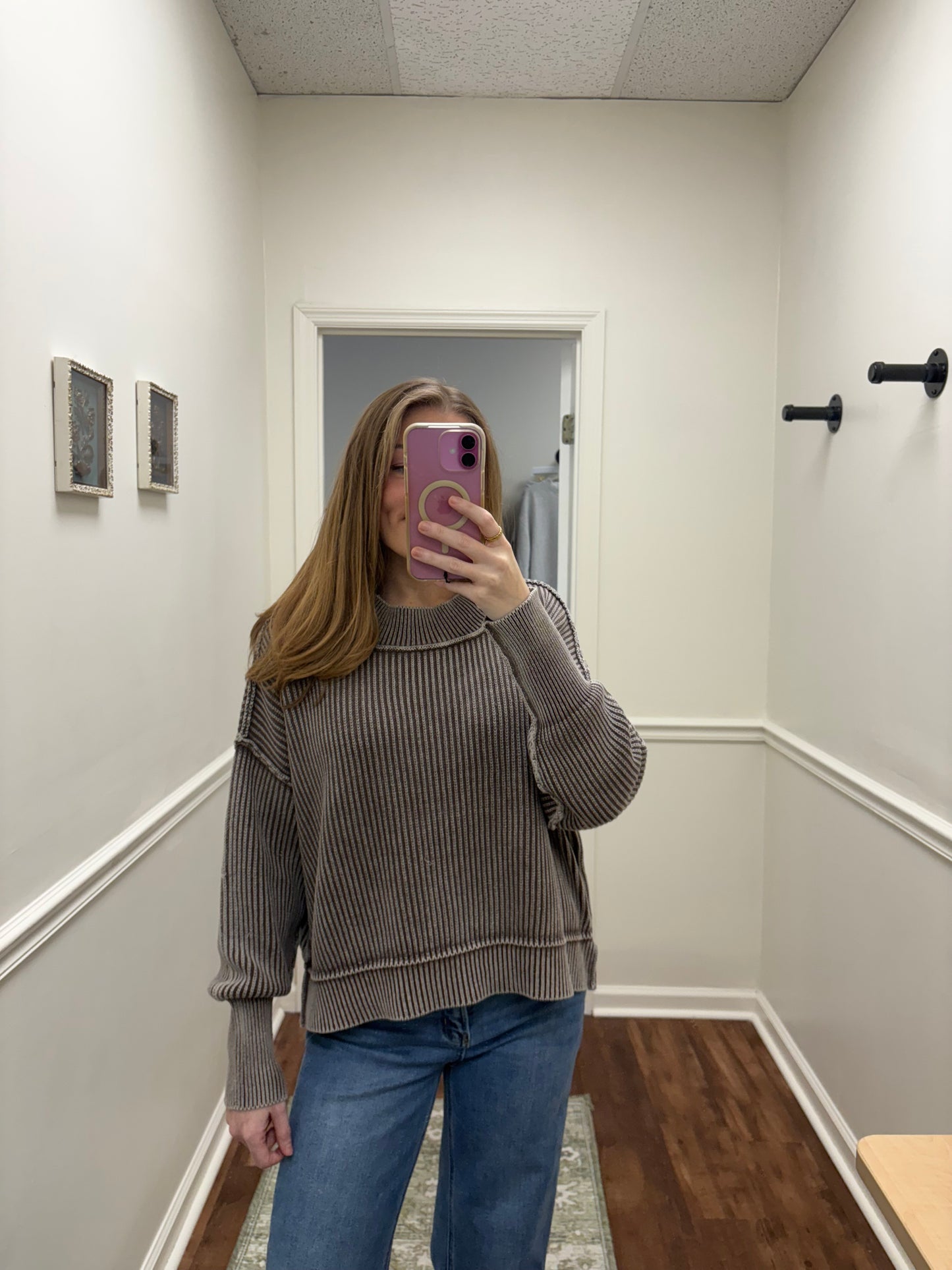 Ophelia Mocha Sweater