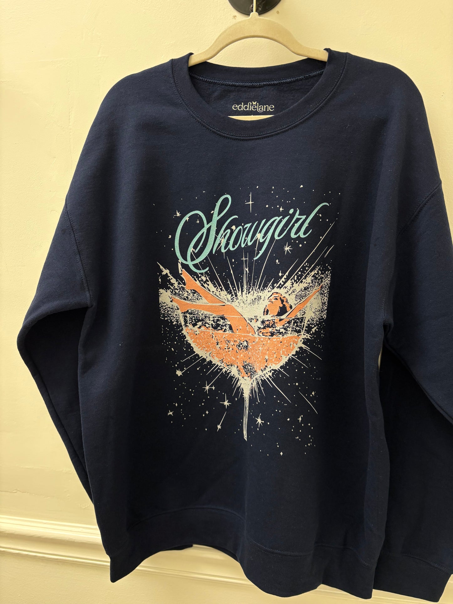Showgirl Navy Crewneck