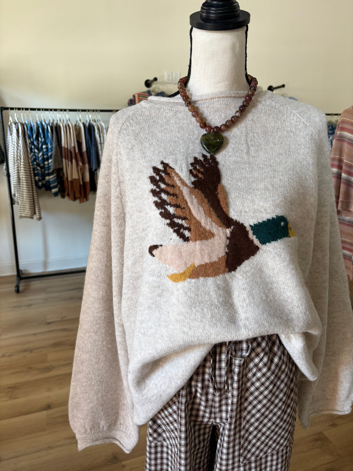 Duck Days Oatmeal Sweater