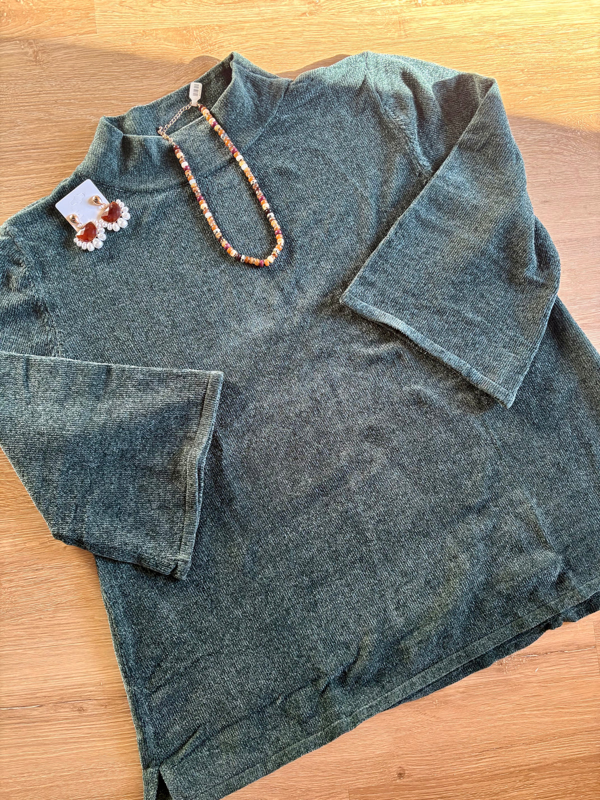Forest Mockneck Sweater