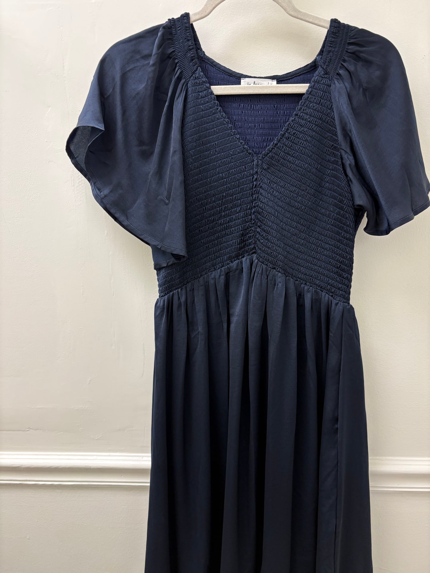 Midnight Satin Maxi Dress