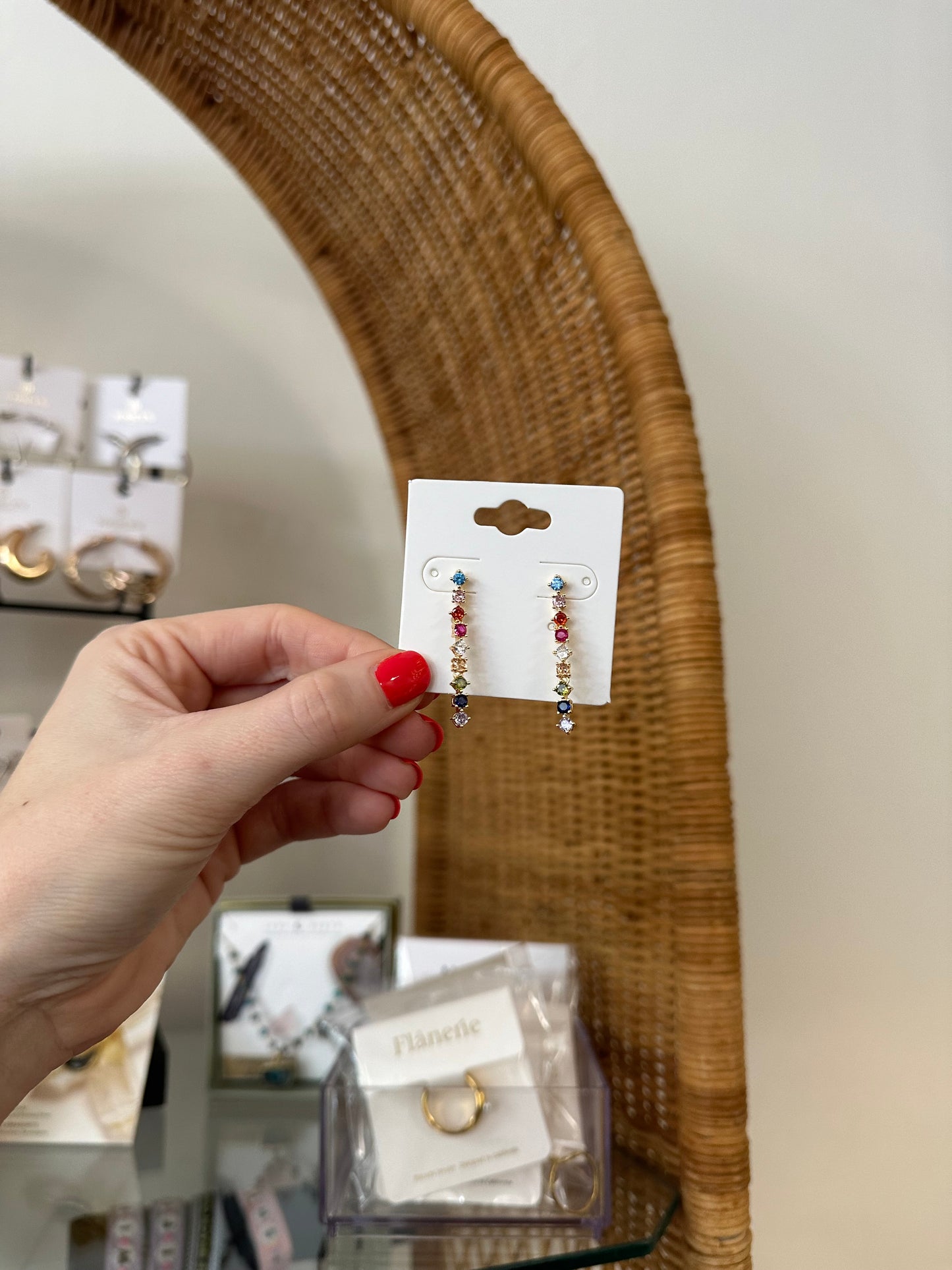 Dangle Multicolor Earring