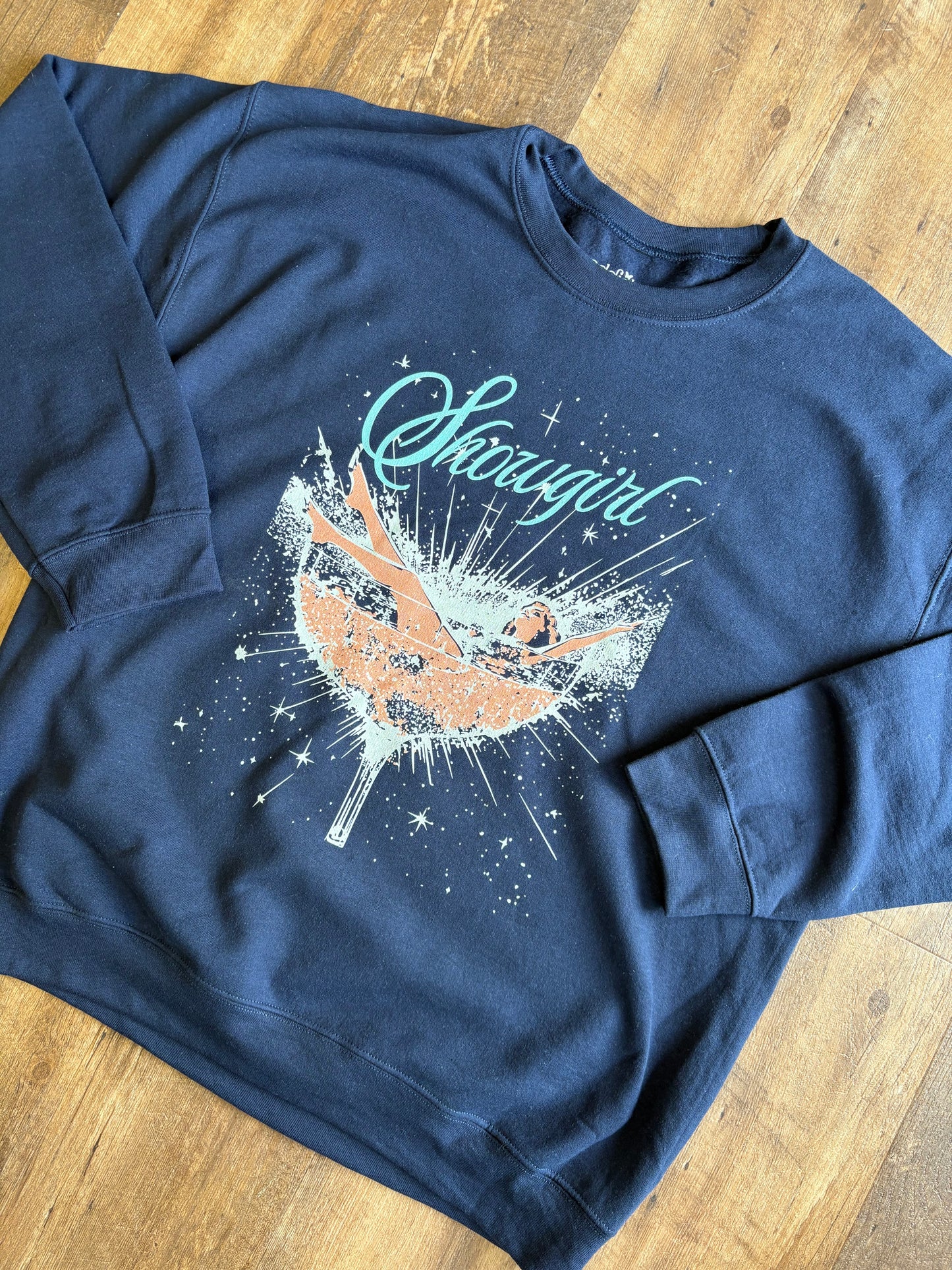 Showgirl Navy Crewneck