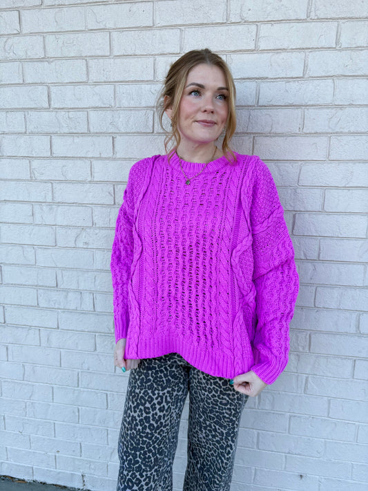 Gracie Braided Sweater