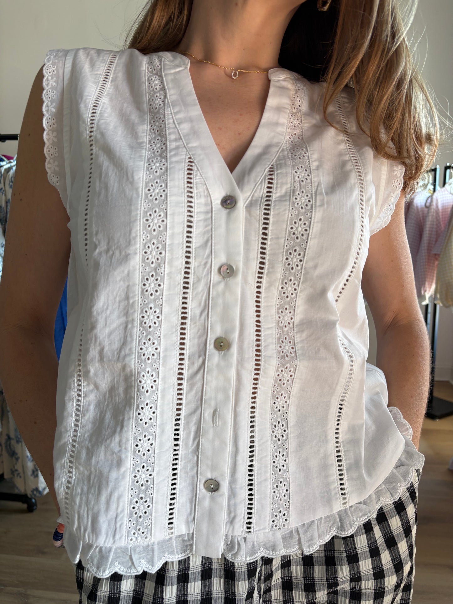 Emory Lace Cotton Top
