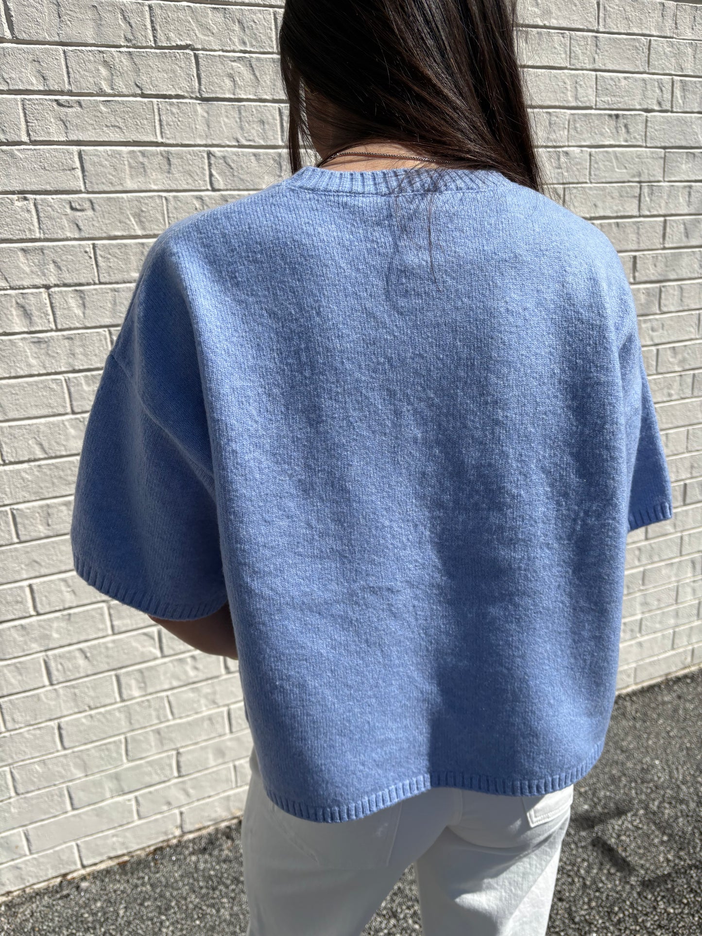 Angel Blue Sweater Top