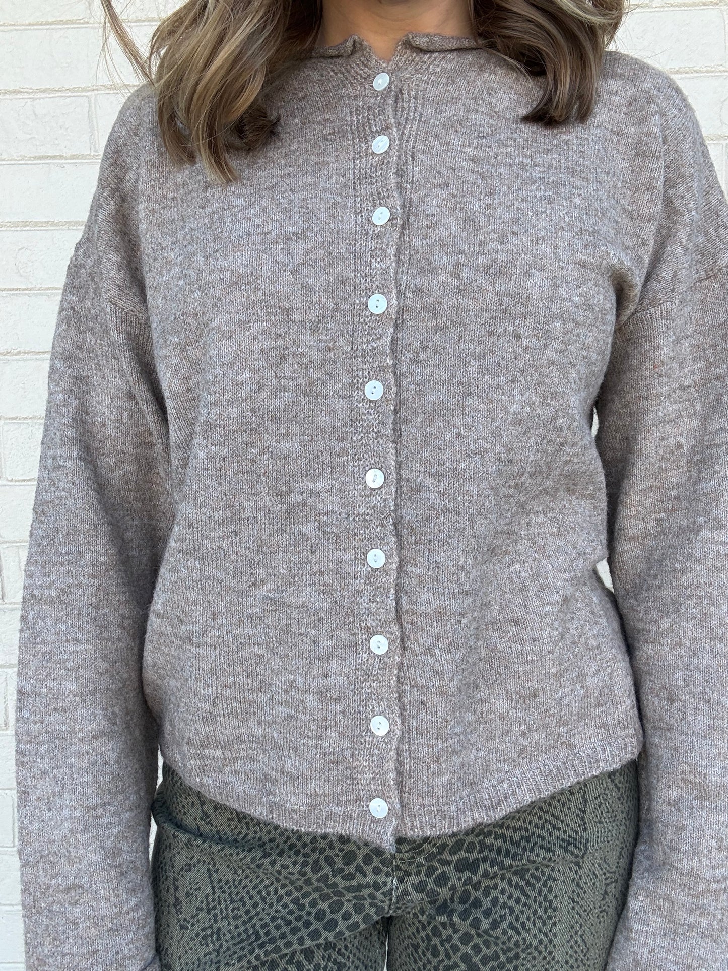 Jacie Mocha Cardigan