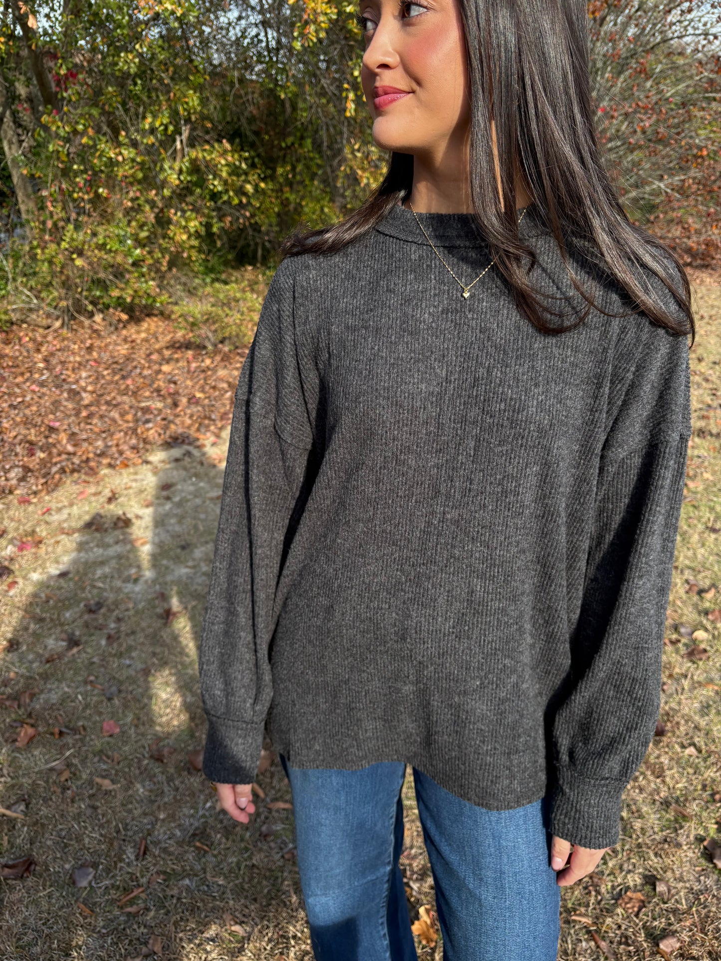 Teddy Ribbed Hacci Sweaters