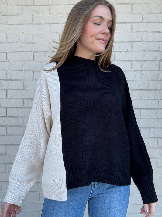 Jill Colorblock Sweater