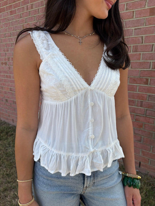 Venice Cotton Lace Top