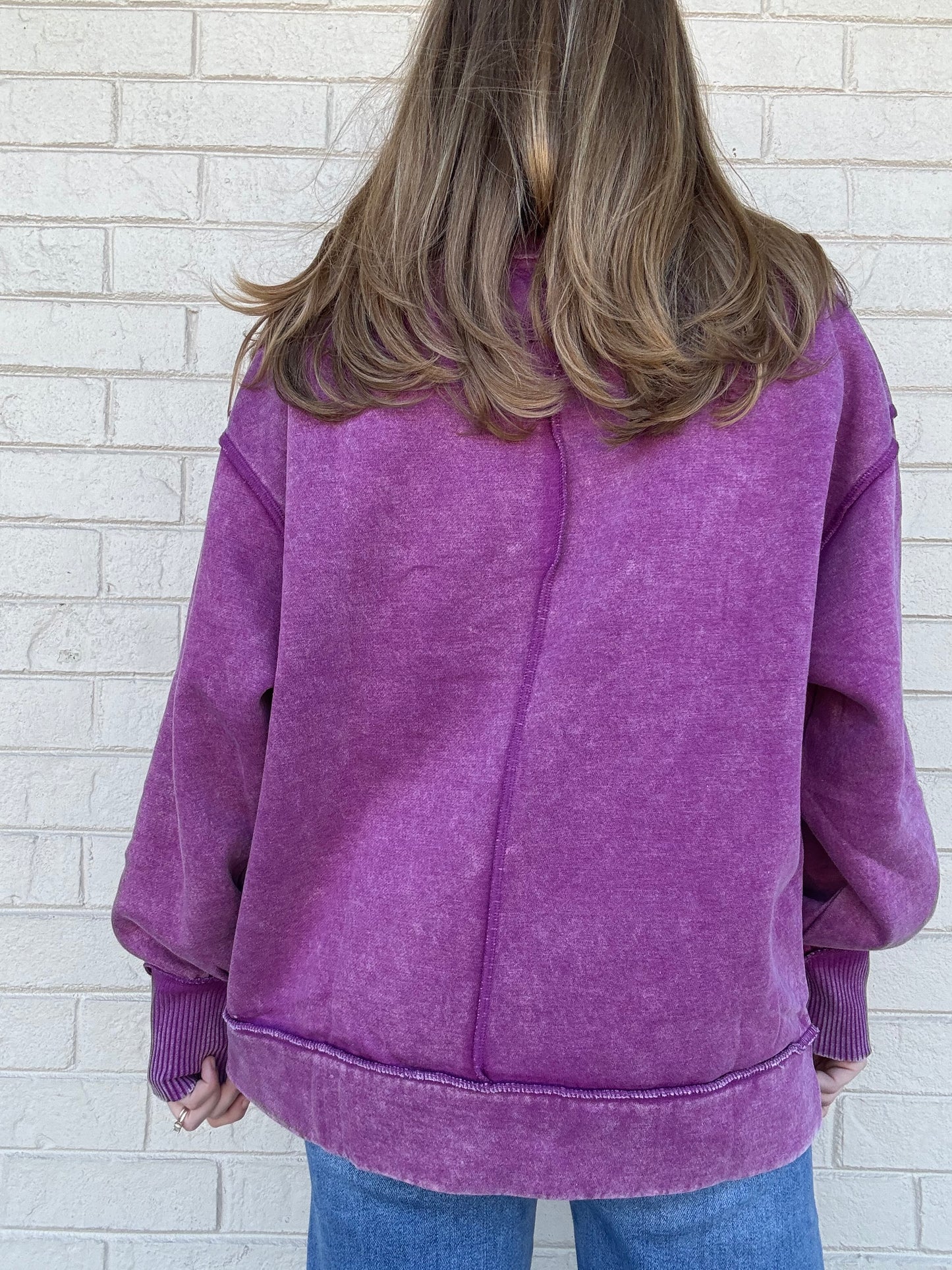 Cait Plum Pullover