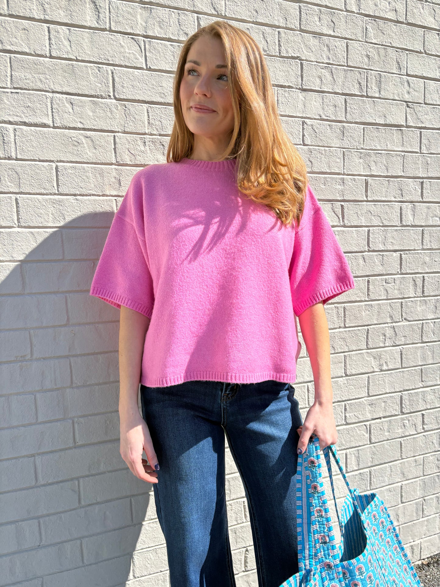 Angel Pink Sweater Top