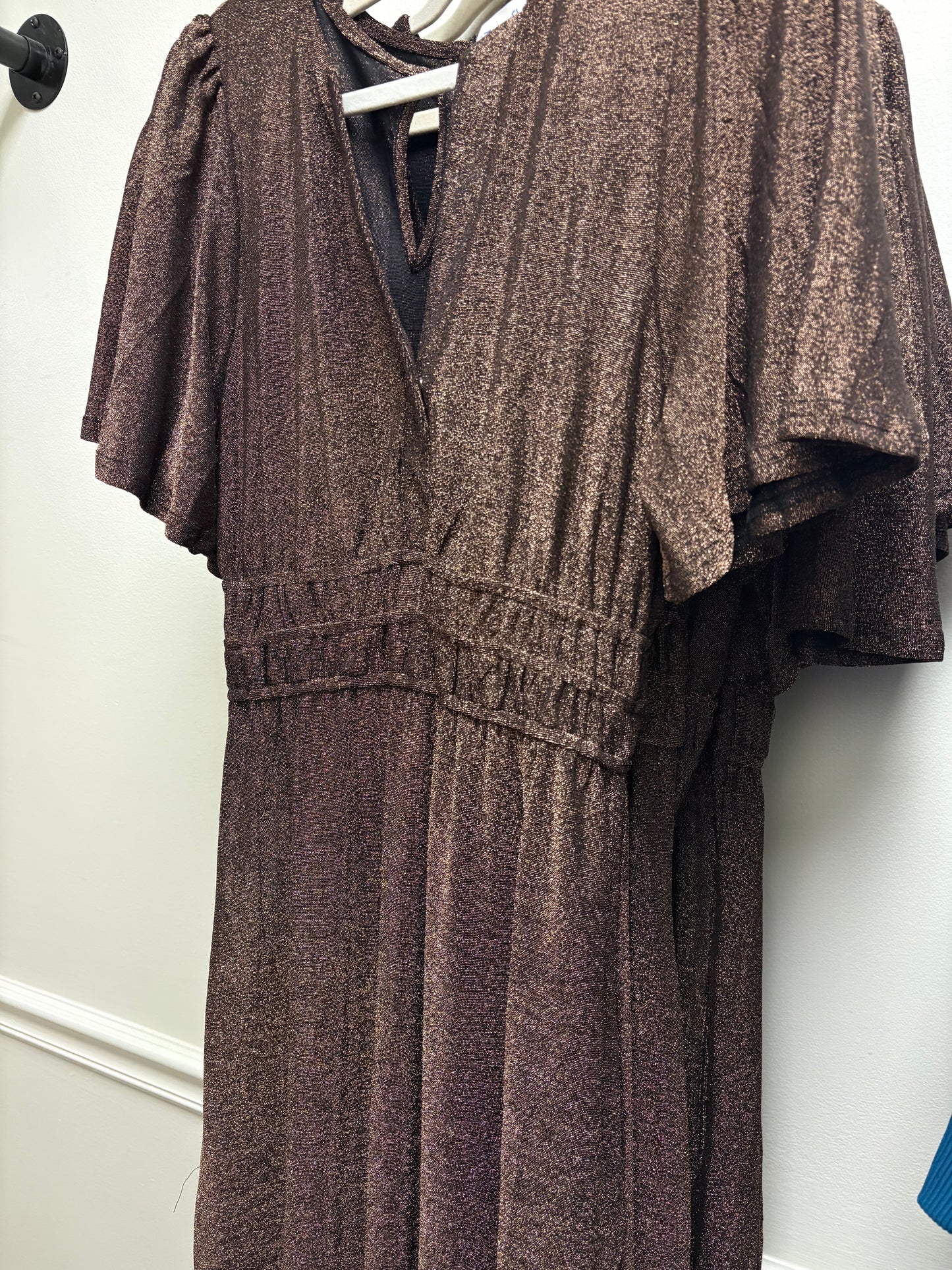 Bronze Knit Maxi Dress
