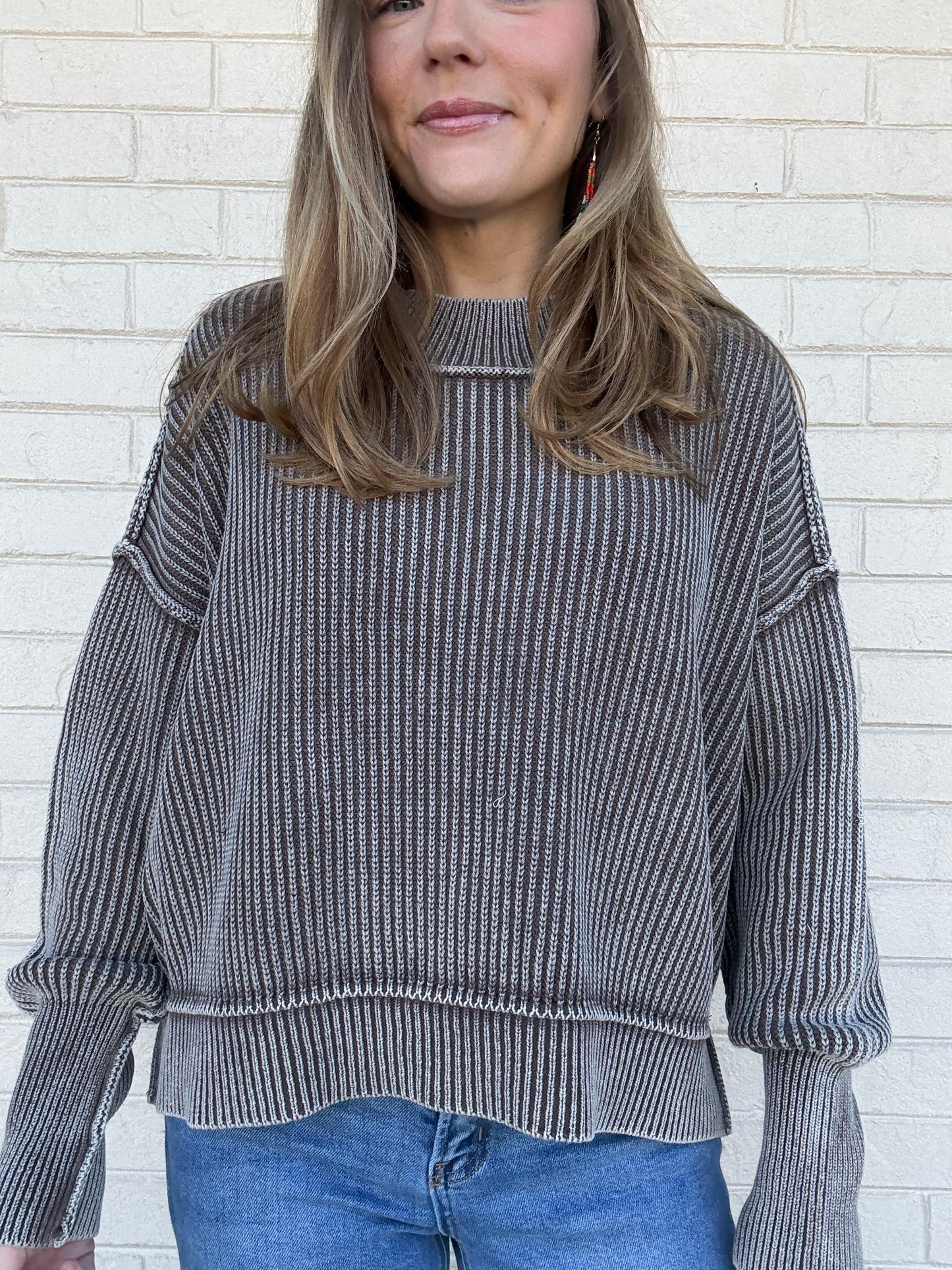 Ophelia Mocha Sweater
