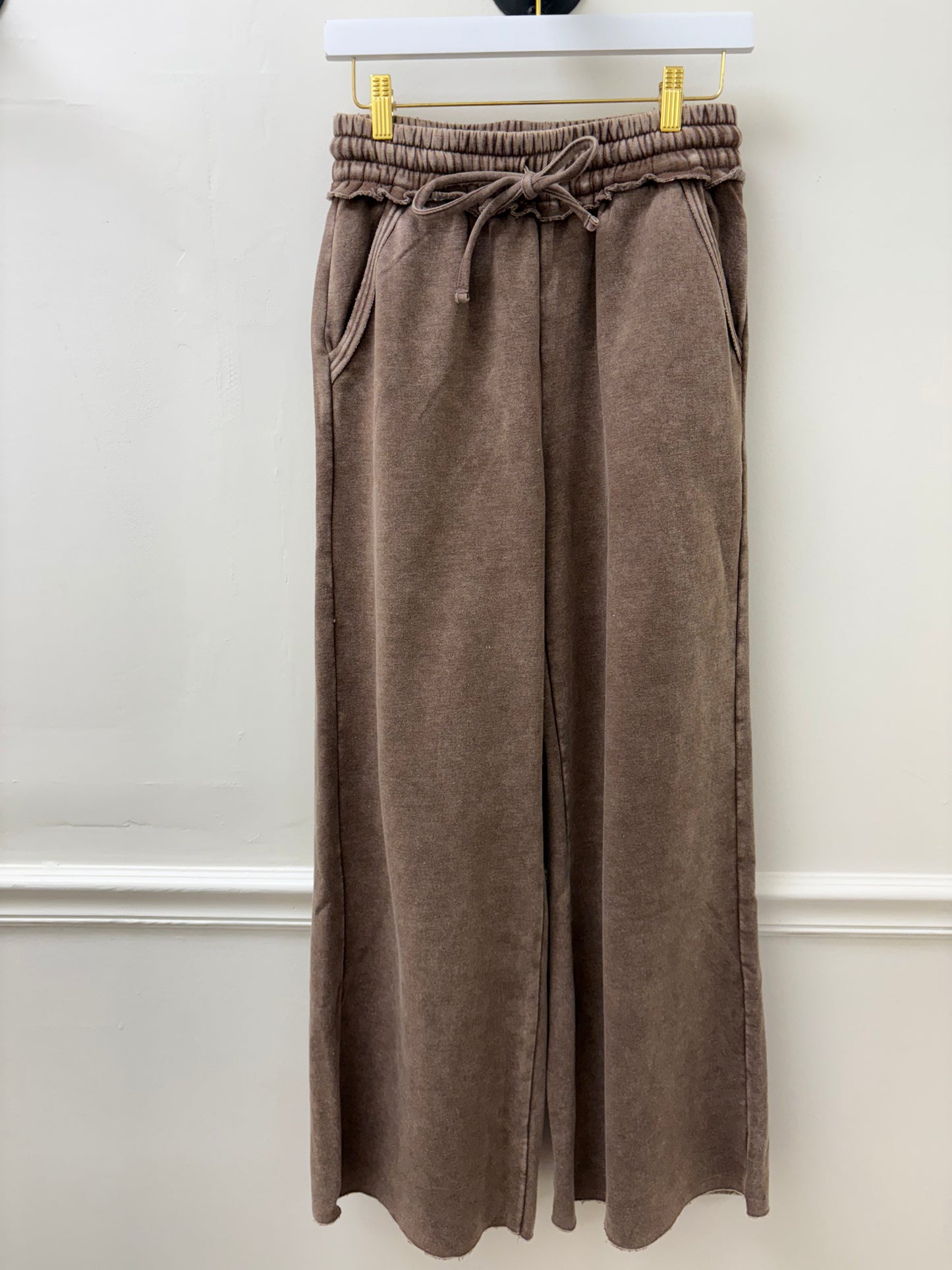 Mocha Washed Sweatpants