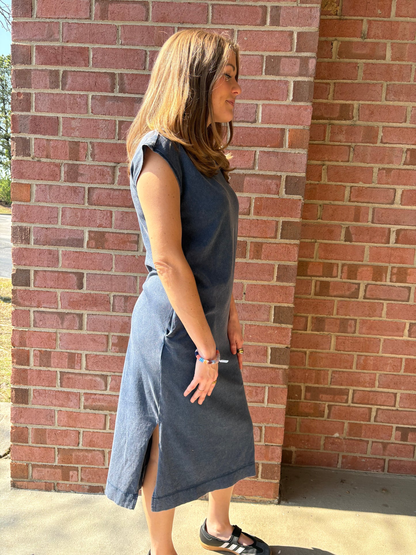 Mineral Washed Midi Dresses