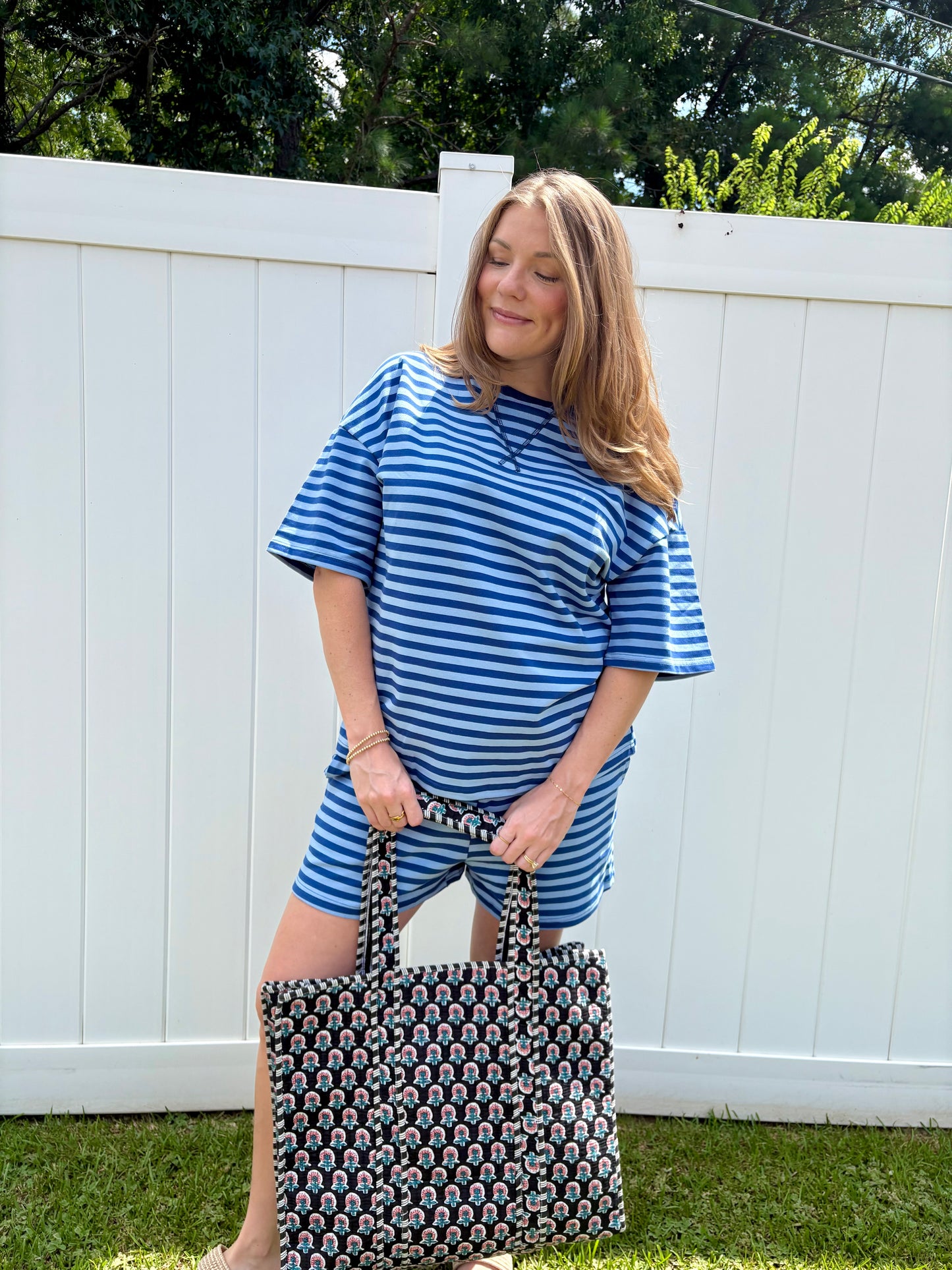 Blueberry Striped Set